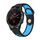 Per cinturino sportivo in silicone traspirante Garmin Fenix 5 Plus 22mm (nero + blu) Per cinturino sportivo in silicone traspirante Garmin Fenix 5 Plus 22mm (nero + blu)