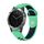 Per cinturino sportivo in silicone traspirante Garmin Quatix 5 22mm (verde menta + blu notte) Per cinturino sportivo in silicone traspirante Garmin Quatix 5 22mm (verde menta + blu notte)