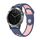 Per cinturino sportivo in silicone traspirante Garmin Quatix 5 22mm (blu notte + rosa) Per cinturino sportivo in silicone traspirante Garmin Quatix 5 22mm (blu notte + rosa)