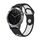 Per Garmin Quatix 5 Sapphire 22mm Cinturino sportivo in silicone traspirante (nero + bianco) Per Garmin Quatix 5 Sapphire 22mm Cinturino sportivo in silicone traspirante (nero + bianco)