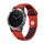 Per Garmin Quatix 5 Sapphire 22mm Cinturino sportivo in silicone traspirante (rosso + nero) Per Garmin Quatix 5 Sapphire 22mm Cinturino sportivo in silicone traspirante (rosso + nero)