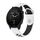 Per Garmin Forerunner 955 Cinturino sportivo in silicone traspirante da 22 mm (bianco + nero) Per Garmin Forerunner 955 Cinturino sportivo in silicone traspirante da 22 mm (bianco + nero)