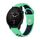 Per Garmin Forerunner 955 Cinturino sportivo in silicone traspirante da 22 mm (verde menta + blu notte) Per Garmin Forerunner 955 Cinturino sportivo in silicone traspirante da 22 mm (verde menta + blu notte)