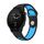 Per Garmin Forerunner 955 Cinturino sportivo in silicone traspirante da 22 mm (nero + blu) Per Garmin Forerunner 955 Cinturino sportivo in silicone traspirante da 22 mm (nero + blu)