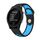 Per Garmin Forerunner 935 Cinturino sportivo in silicone traspirante da 22 mm (nero + blu)