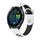 Per Garmin Forerunner 965 Cinturino sportivo in silicone traspirante da 22 mm (bianco + nero) Per Garmin Forerunner 965 Cinturino sportivo in silicone traspirante da 22 mm (bianco + nero)