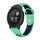 Per Garmin Instinct 2 Cinturino sportivo in silicone traspirante da 22 mm (verde menta + blu notte)