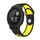 Per cinturino sportivo in silicone traspirante Garmin Instinct 2 22mm (nero + giallo) Per cinturino sportivo in silicone traspirante Garmin Instinct 2 22mm (nero + giallo)