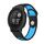 Per cinturino sportivo in silicone traspirante Garmin Instinct 2 22mm (nero + blu) Per cinturino sportivo in silicone traspirante Garmin Instinct 2 22mm (nero + blu)