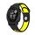 Per cinturino sportivo in silicone traspirante Garmin Instinct 22mm (nero + giallo) Per cinturino sportivo in silicone traspirante Garmin Instinct 22mm (nero + giallo)