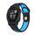 Per cinturino sportivo in silicone traspirante Garmin Instinct 22mm (nero + blu) Per cinturino sportivo in silicone traspirante Garmin Instinct 22mm (nero + blu)