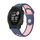 Per cinturino sportivo in silicone traspirante Garmin Instinct 22mm (blu notte + rosa) Per cinturino sportivo in silicone traspirante Garmin Instinct 22mm (blu notte + rosa)