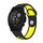 Per cinturino sportivo in silicone traspirante Garmin Descent G1 22mm (nero + giallo) Per cinturino sportivo in silicone traspirante Garmin Descent G1 22mm (nero + giallo)