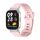 Per Redmi Watch 3 Mijobs Cinturino per orologio in TPU traspirante con foro piatto (rosa + argento) Per Redmi Watch 3 Mijobs Cinturino per orologio in TPU traspirante con foro piatto (rosa + argento)