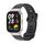 Per Redmi Watch 3 Mijobs Cinturino per orologio in TPU traspirante con foro piatto (nero + argento) Per Redmi Watch 3 Mijobs Cinturino per orologio in TPU traspirante con foro piatto (nero + argento)