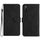 Custodia per telefono in pelle goffrata con cuciture per Sony Xperia 10 V (nero) Custodia per telefono in pelle goffrata con cuciture per Sony Xperia 10 V (nero)