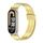 Per cinturino di ricambio in acciaio inossidabile Xiaomi Mi Band 8 Mijobs (oro + oro chiaro) Per cinturino di ricambio in acciaio inossidabile Xiaomi Mi Band 8 Mijobs (oro + oro chiaro)