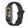 Per Xiaomi Mi Band 8 Mijobs Cinturino in silicone traspirante con foro piatto (nero) Per Xiaomi Mi Band 8 Mijobs Cinturino in silicone traspirante con foro piatto (nero)