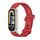 Per Xiaomi Mi Band 8 Mijobs Cinturino in silicone traspirante con foro piatto (rosso + oro chiaro) Per Xiaomi Mi Band 8 Mijobs Cinturino in silicone traspirante con foro piatto (rosso + oro chiaro)