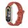Per Xiaomi Mi Band 8 Mijobs Cinturino in silicone traspirante con foro piatto (arancione + oro chiaro) Per Xiaomi Mi Band 8 Mijobs Cinturino in silicone traspirante con foro piatto (arancione + oro chiaro)