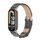 Per Xiaomi Mi Band 8 Mijobs cinturino in pelle PU in microfibra (grigio argento) Per Xiaomi Mi Band 8 Mijobs cinturino in pelle PU in microfibra (grigio argento)
