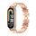 Per Xiaomi Mi Band 8 Mijobs Cinturino per orologio in acciaio inossidabile con catena in osso (oro rosa + oro chiaro) Per Xiaomi Mi Band 8 Mijobs Cinturino per orologio in acciaio inossidabile con catena in osso (oro rosa + oro chiaro)