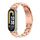 Per Xiaomi Mi Band 8 Mijobs Cinturino per orologio in acciaio inossidabile con tre perline (oro rosa + oro chiaro) Per Xiaomi Mi Band 8 Mijobs Cinturino per orologio in acciaio inossidabile con tre perline (oro rosa + oro chiaro)