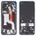 Per Asus Zenfone 8 ZS 590KS-2A007EU I006D Piastra con cornice centrale (nera) Per Asus Zenfone 8 ZS 590KS-2A007EU I006D Piastra con cornice centrale (nera)