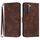 Custodia in pelle per Samsung Galaxy S22 + 5G Line Pattern Skin Feel (caffè) Custodia in pelle per Samsung Galaxy S22 + 5G Line Pattern Skin Feel (caffè)