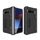 Custodia per telefono antiurto integrata per Google Pixel Fold Twill Texture con supporto (nero)