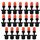 20 pz TF-118 Giardinaggio Irrigazione Sistema di irrigazione a goccia Set Accessori Quattro Base Spray Head (Arancione) 20 pz TF-118 Giardinaggio Irrigazione Sistema di irrigazione a goccia Set Accessori Quattro Base Spray Head (Arancione)