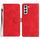 Per Samsung Galaxy S22+ 5G Custodia in pelle con motivo floreale in rilievo (rosso) Per Samsung Galaxy S22+ 5G Custodia in pelle con motivo floreale in rilievo (rosso)