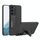 Per Samsung Galaxy S23 + 5G GKK Custodia per telefono antiurto in pelle tinta unita con supporto (fibra di carbonio) Per Samsung Galaxy S23 + 5G GKK Custodia per telefono antiurto in pelle tinta unita con supporto (fibra di carbonio)