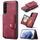 Per Samsung Galaxy S23 5G JEEHOOD Custodia a portafoglio staccabile magnetica retrò (rossa) Per Samsung Galaxy S23 5G JEEHOOD Custodia a portafoglio staccabile magnetica retrò (rossa)