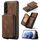 Per Samsung Galaxy S23+ 5G JEEHOOD Custodia per telefono in pelle con cerniera magnetica (marrone) Per Samsung Galaxy S23+ 5G JEEHOOD Custodia per telefono in pelle con cerniera magnetica (marrone)