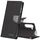 Per Samsung Galaxy S23+ 5G GOOSPERY CANVAS DIARY Custodia per cellulare in pelle con texture in tessuto (nero)
