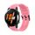 Per Huawei Watch 3 Pro Nuovo cinturino in silicone con fibbia nera da 20 mm (rosa) Per Huawei Watch 3 Pro Nuovo cinturino in silicone con fibbia nera da 20 mm (rosa)