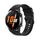 Per Huawei Watch 3 Pro Nuovo cinturino con fibbia in silicone nero da 20 mm (nero)