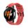 Per Huawei Watch 3 Pro Nuovo cinturino con fibbia in silicone nero da 22 mm (rosso) Per Huawei Watch 3 Pro Nuovo cinturino con fibbia in silicone nero da 22 mm (rosso)