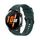 Per Huawei Watch 3 Pro Nuovo cinturino con fibbia in silicone nero da 22 mm (verde scuro)