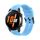Per Huawei Watch 3 Pro Nuovo cinturino per orologio con fibbia nera in silicone da 22 mm (blu cielo) Per Huawei Watch 3 Pro Nuovo cinturino per orologio con fibbia nera in silicone da 22 mm (blu cielo)