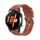 Per Huawei Watch Buds / Watch 3 Pro Nuovo cinturino per orologio con fibbia in silicone argento da 22 mm (Cabernet Orange) Per Huawei Watch Buds / Watch 3 Pro Nuovo cinturino per orologio con fibbia in silicone argento da 22 mm (Cabernet Orange)