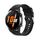 Per Huawei Watch Buds / Watch 3 Pro Nuovo cinturino per orologio con fibbia in silicone argento da 22 mm (nero)
