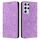 Per Samsung Galaxy S21 Ultra 5G custodia in pelle ad adsorbimento goffrata etnica (viola) Per Samsung Galaxy S21 Ultra 5G custodia in pelle ad adsorbimento goffrata etnica (viola)