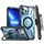 Custodia per telefono con supporto magnetico MagSafe per iPhone 12 Pro Max Armor Series con clip posteriore (blu) Custodia per telefono con supporto magnetico MagSafe per iPhone 12 Pro Max Armor Series con clip posteriore (blu)