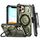 Custodia per telefono con supporto magnetico MagSafe per iPhone 12 Armor Series con clip posteriore (verde militare) Custodia per telefono con supporto magnetico MagSafe per iPhone 12 Armor Series con clip posteriore (verde militare)