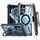 Custodia per telefono con supporto magnetico MagSafe per Samsung Galaxy S21 Ultra 5G Armor Series con clip posteriore (blu) Custodia per telefono con supporto magnetico MagSafe per Samsung Galaxy S21 Ultra 5G Armor Series con clip posteriore (blu)
