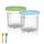 Per contenitori per gelati Ninja NC299AMZ NC300 con coperchi, speci: 2 tazze + cucchiaio Per contenitori per gelati Ninja NC299AMZ NC300 con coperchi, speci: 2 tazze + cucchiaio