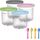 Per contenitori per gelati Ninja NC299AMZ NC300 con coperchi, speci: 4 tazze + cucchiaio Per contenitori per gelati Ninja NC299AMZ NC300 con coperchi, speci: 4 tazze + cucchiaio