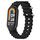 Per Xiaomi Mi Band 8 Ocean cinturino in silicone (nero)